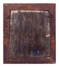 A Continental Reverse Painting on Glass