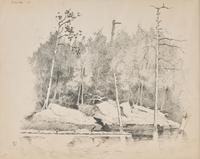 Frederic Remington (American, 1861–1909) — Landscape for "The Song of Hiawatha , " 1889