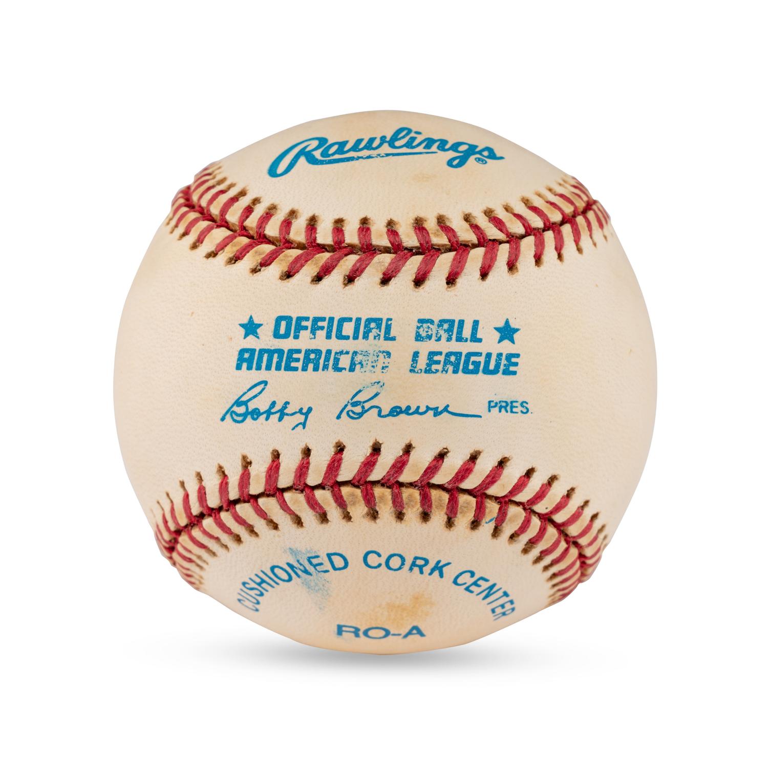 A Carl Hubbell Single Signed Autograph Baseball (Beckett Authentication Services Hologram)
