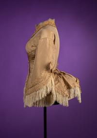 Two Silk Evening Bodices, 1870s