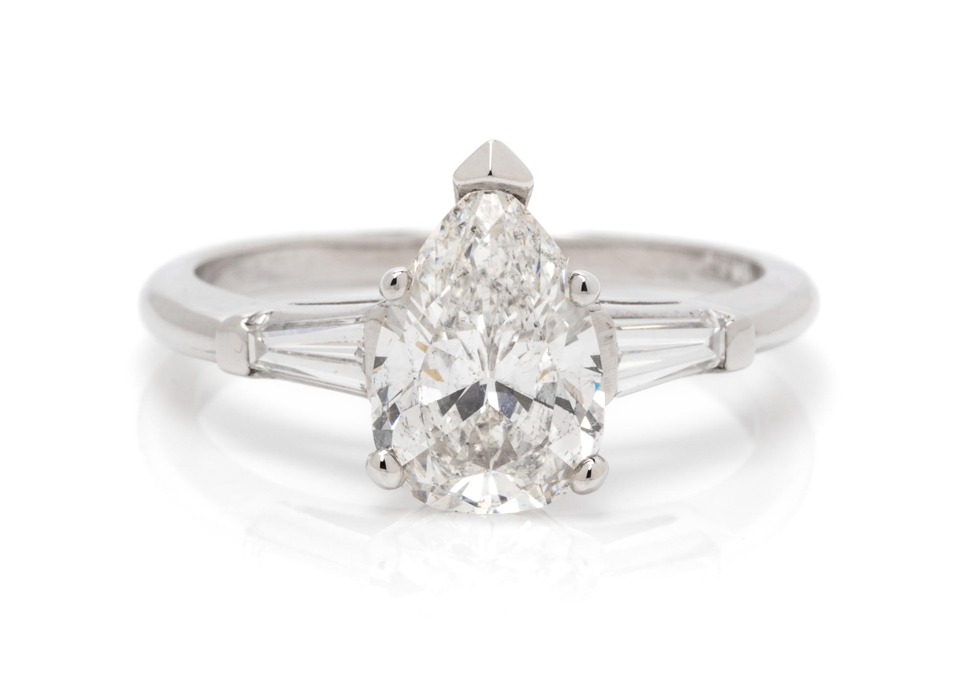 A Platinum and Diamond Ring, 3.00 dwts.
