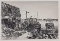 Samuel Chamberlain, (American, 1895-1975) — Untitled (Harbor Scene)