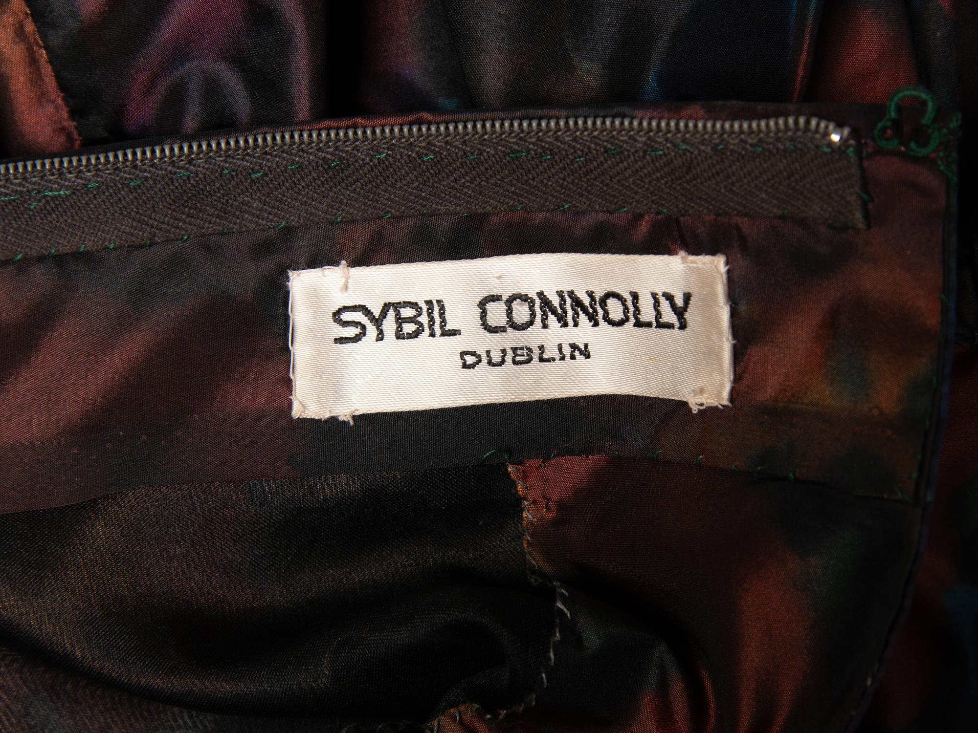Sybil Connolly, Floral Taffeta Dress