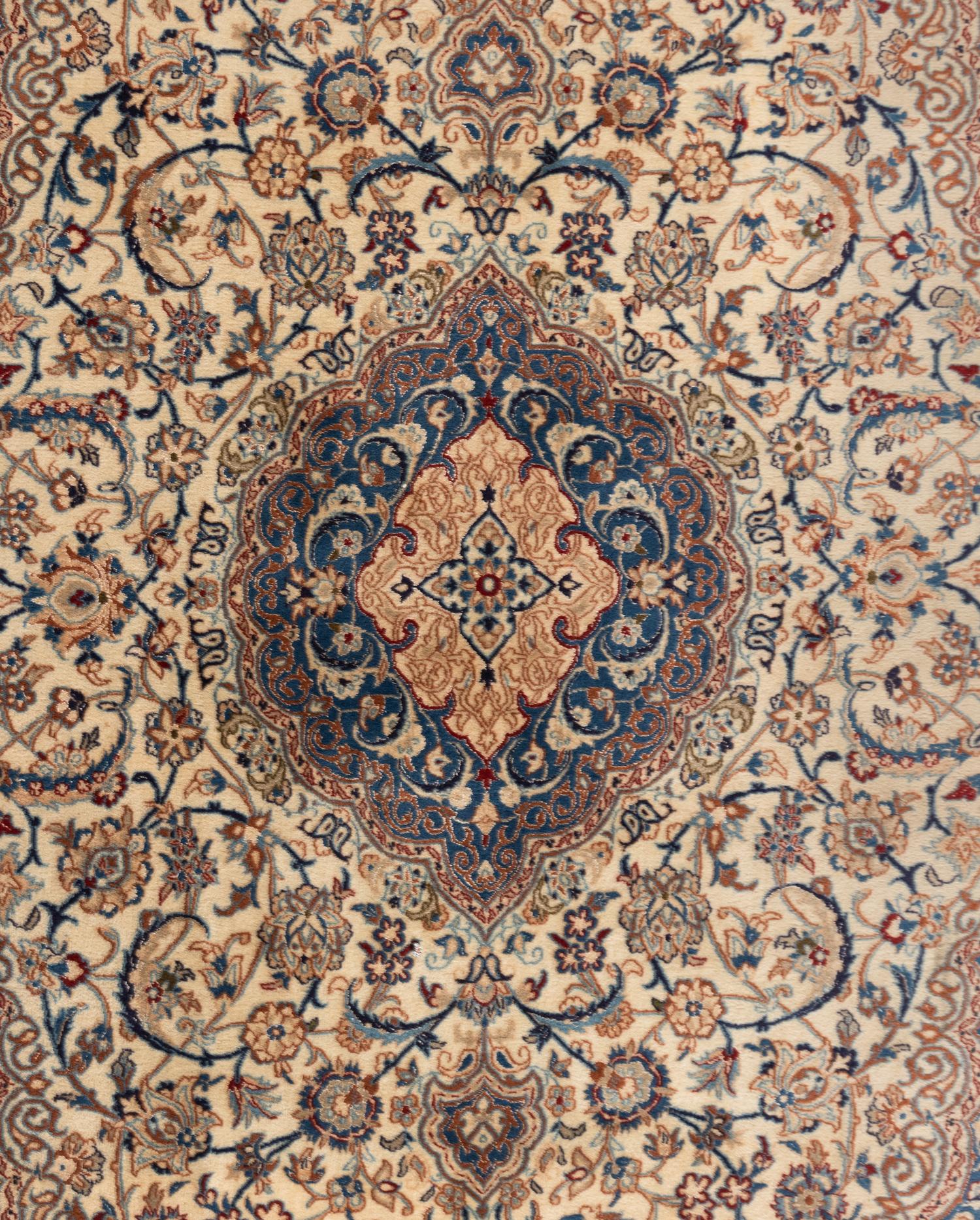 A Nain Wool Rug