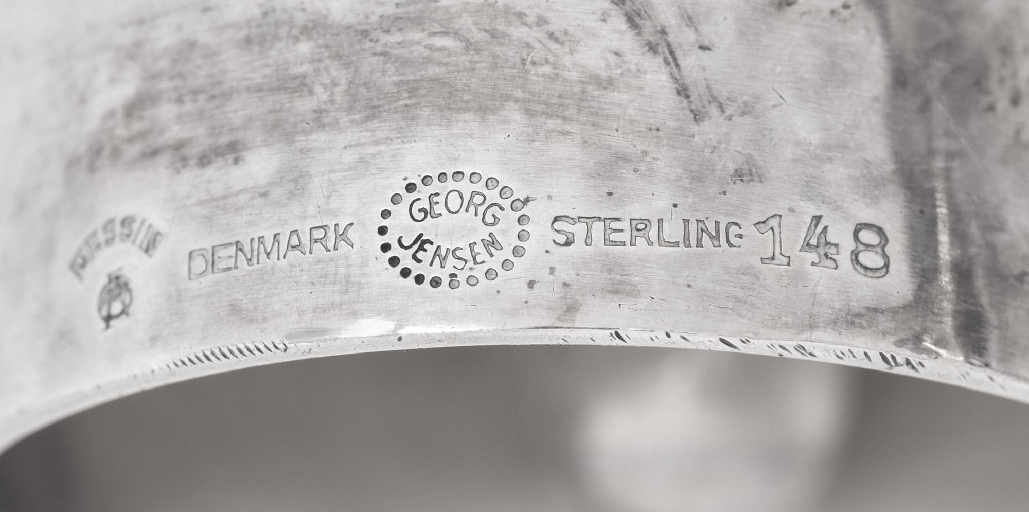 A Georg Jensen Cactus Silver Dinner Bell