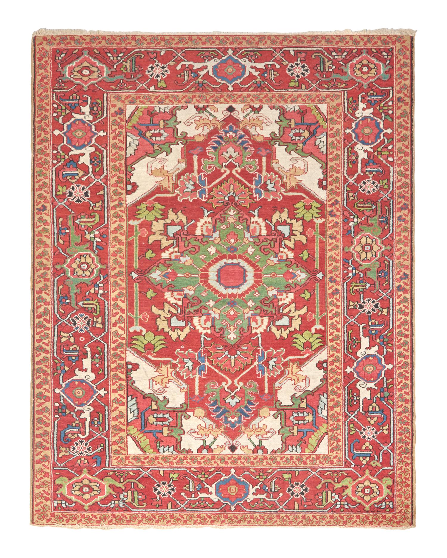 A Heriz Rug