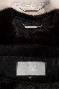 Two Fur Jackets and Two Stoles, Including Judith Leiber and Badgley Mischka