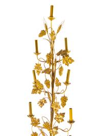 A Victorian Brass Candelabrum