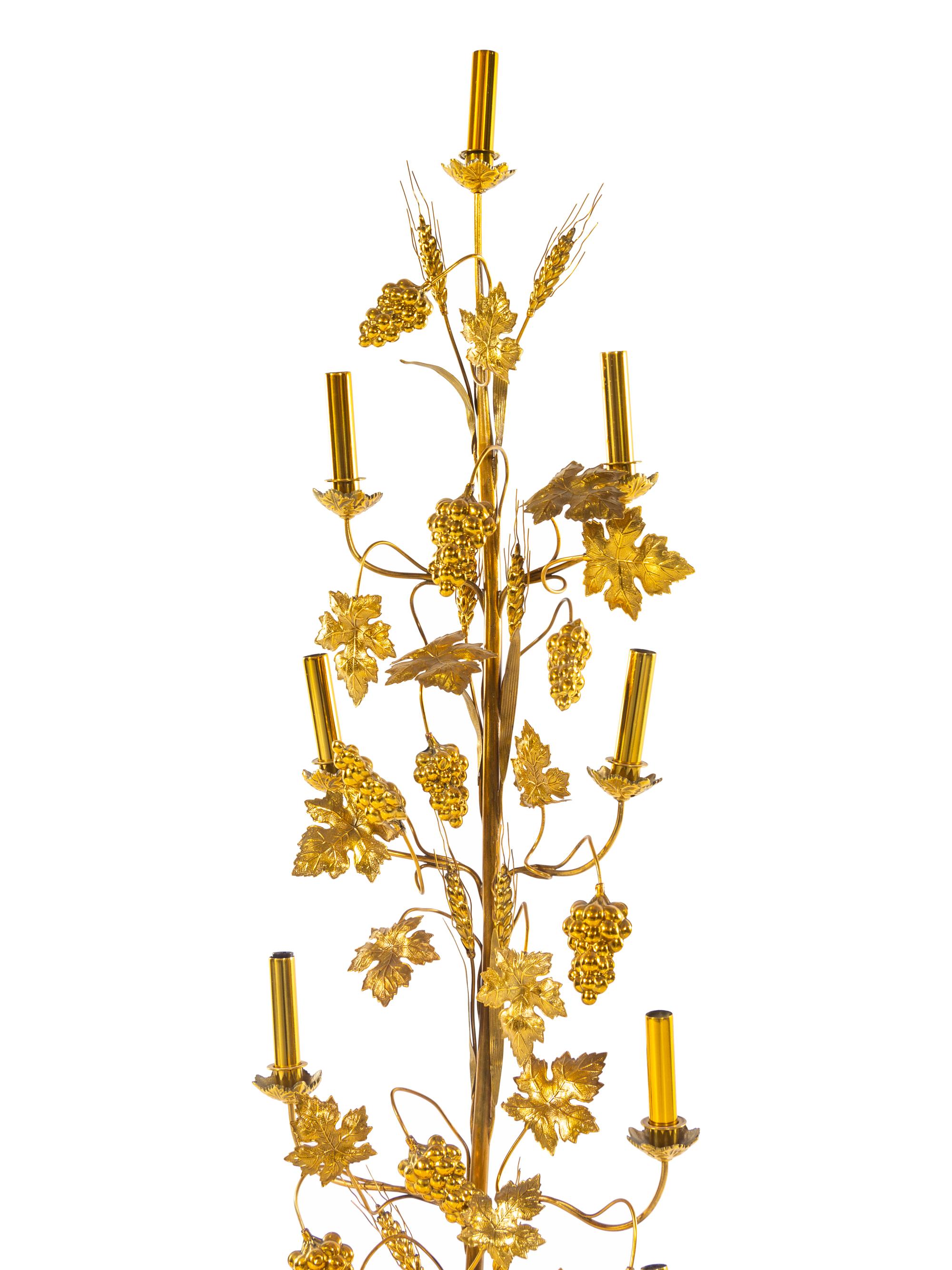 A Victorian Brass Candelabrum