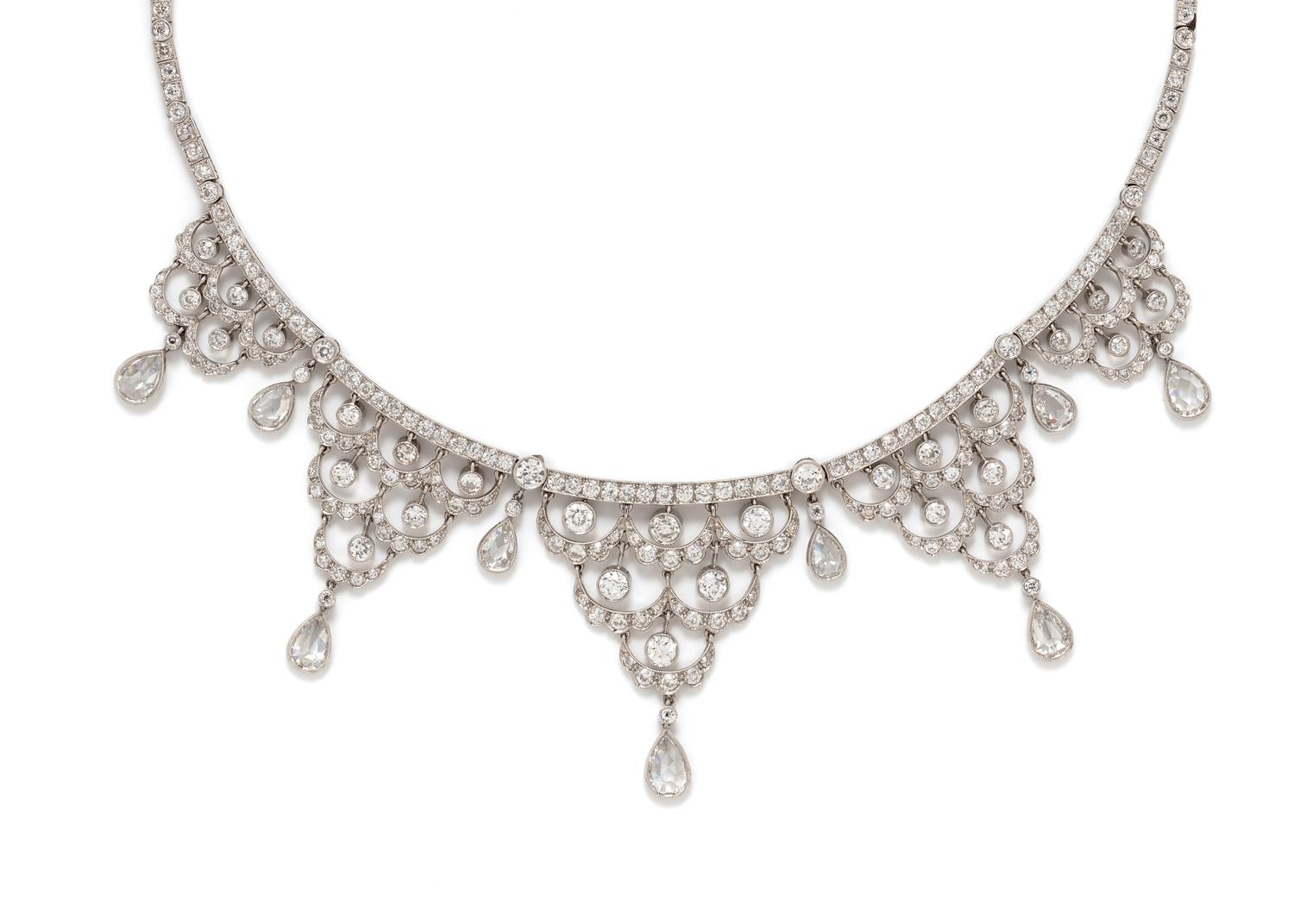 DIAMOND FRINGE NECKLACE
