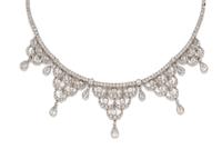DIAMOND FRINGE NECKLACE