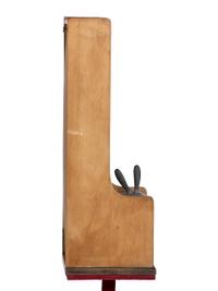 An Exhibit Supply Co. 1 Cent Love Meter on Stand