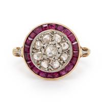 Antique, Ruby and Diamond Ring