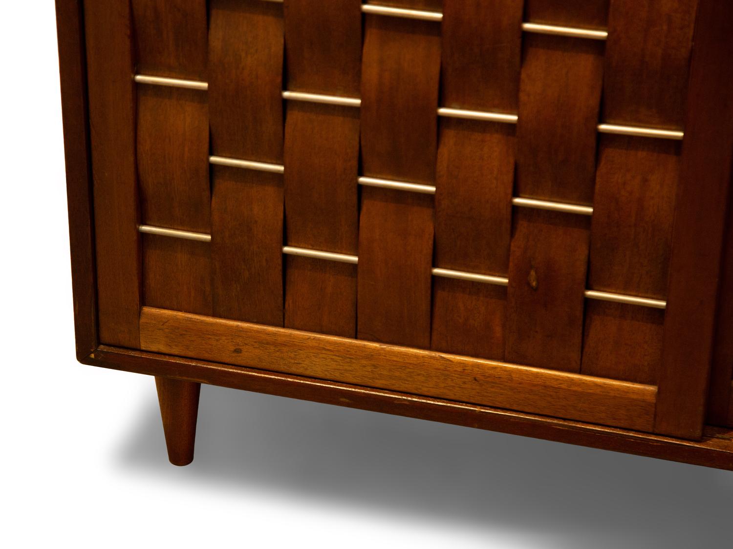A Mid-Century Modern Mahogany Credenza