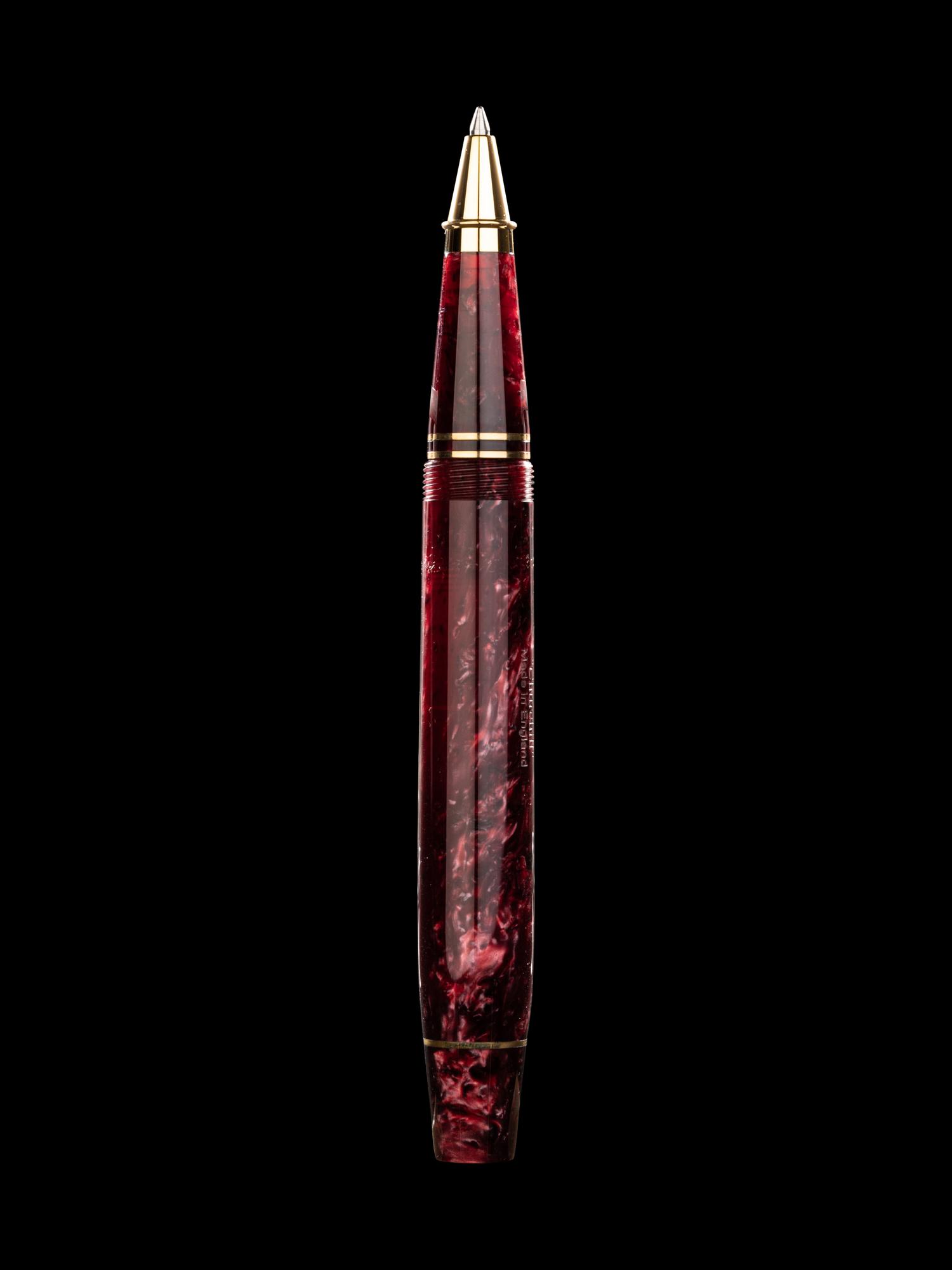 Conway Stewart: Churchill-Burgundy Limited Edition Ballpoint Pen
