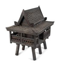 A Southeast Asian Carved Wood Spirit House — 19TH/20TH CENTURY
