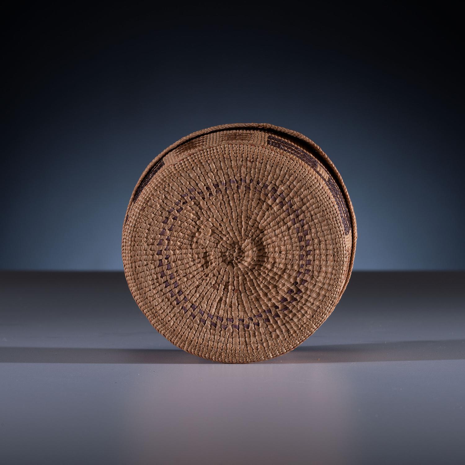 Tlingit Rattle Top Basket