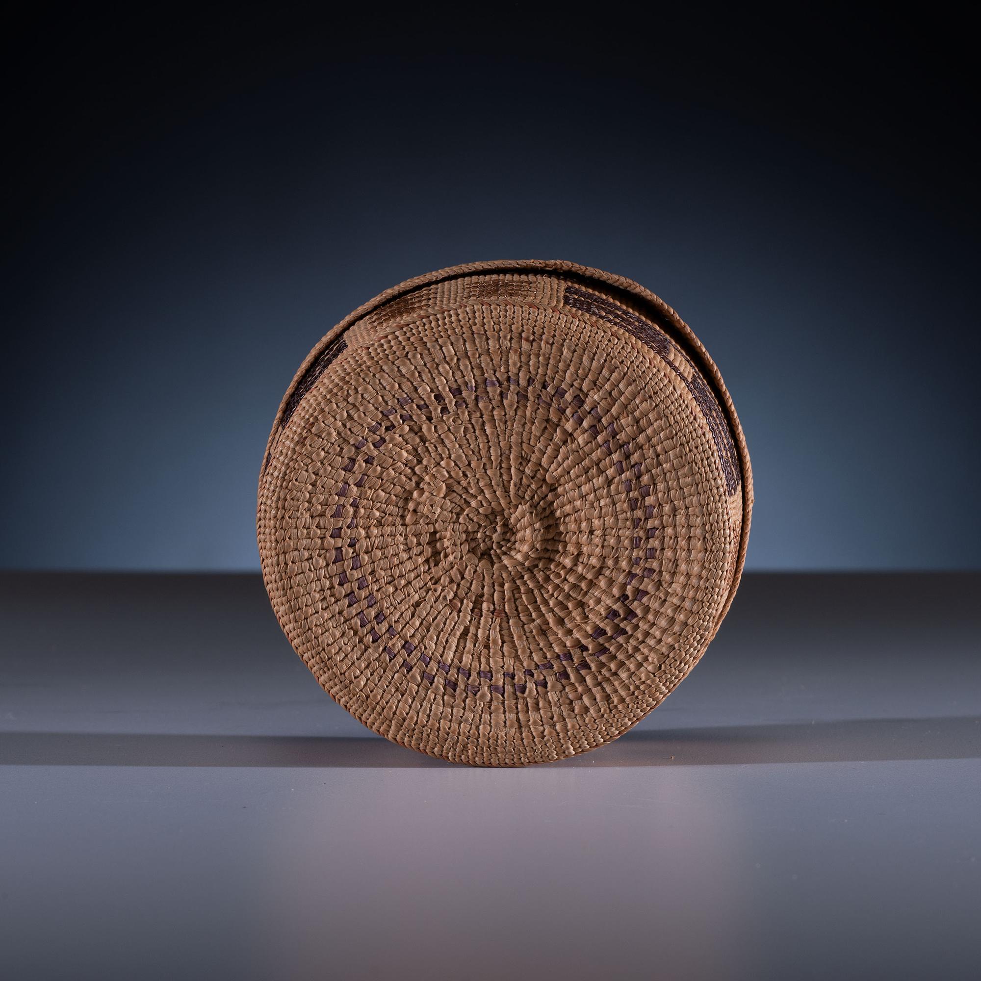 Tlingit Rattle Top Basket