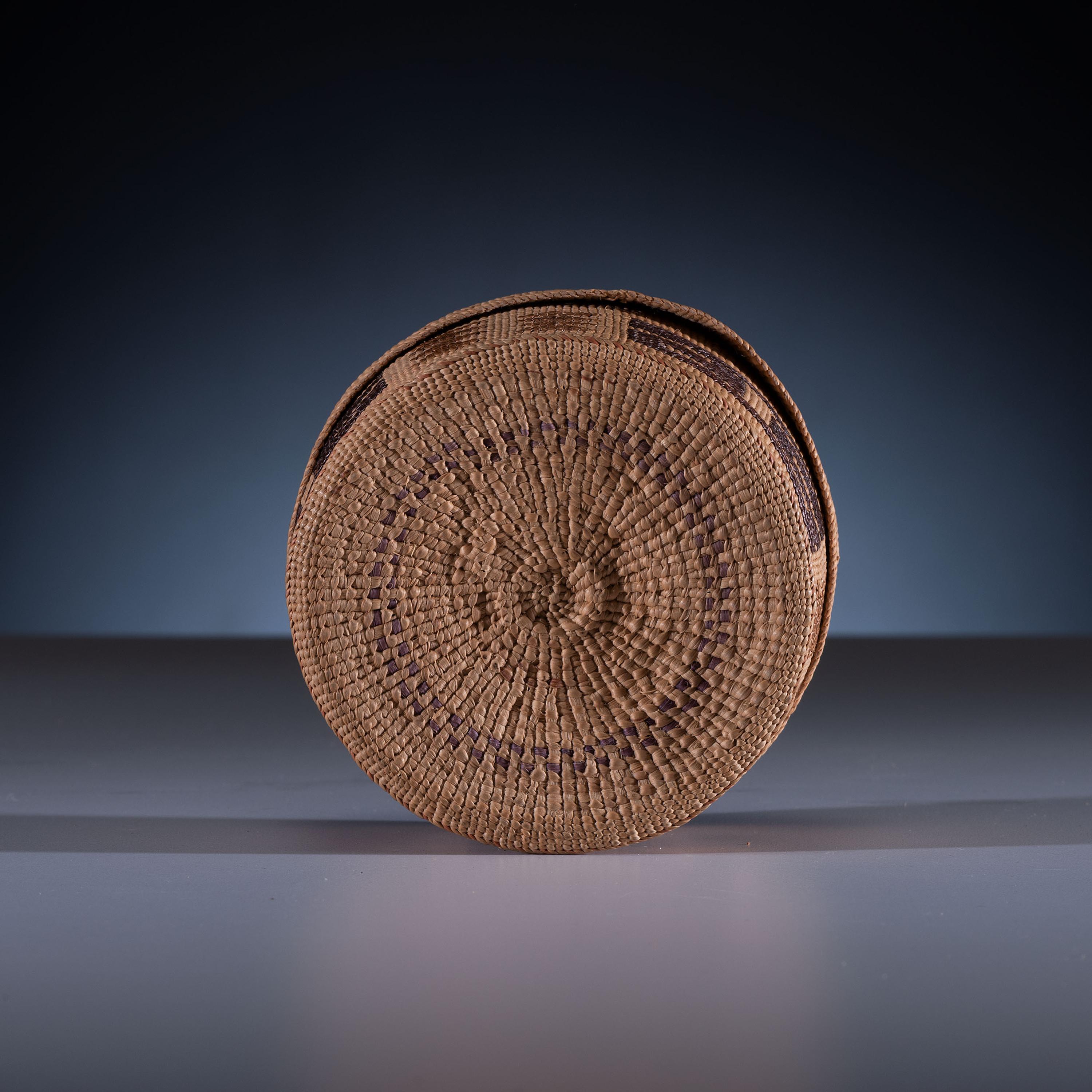 Tlingit Rattle Top Basket