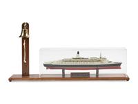 A Cased Model of the Cunard Queen Elizabeth II