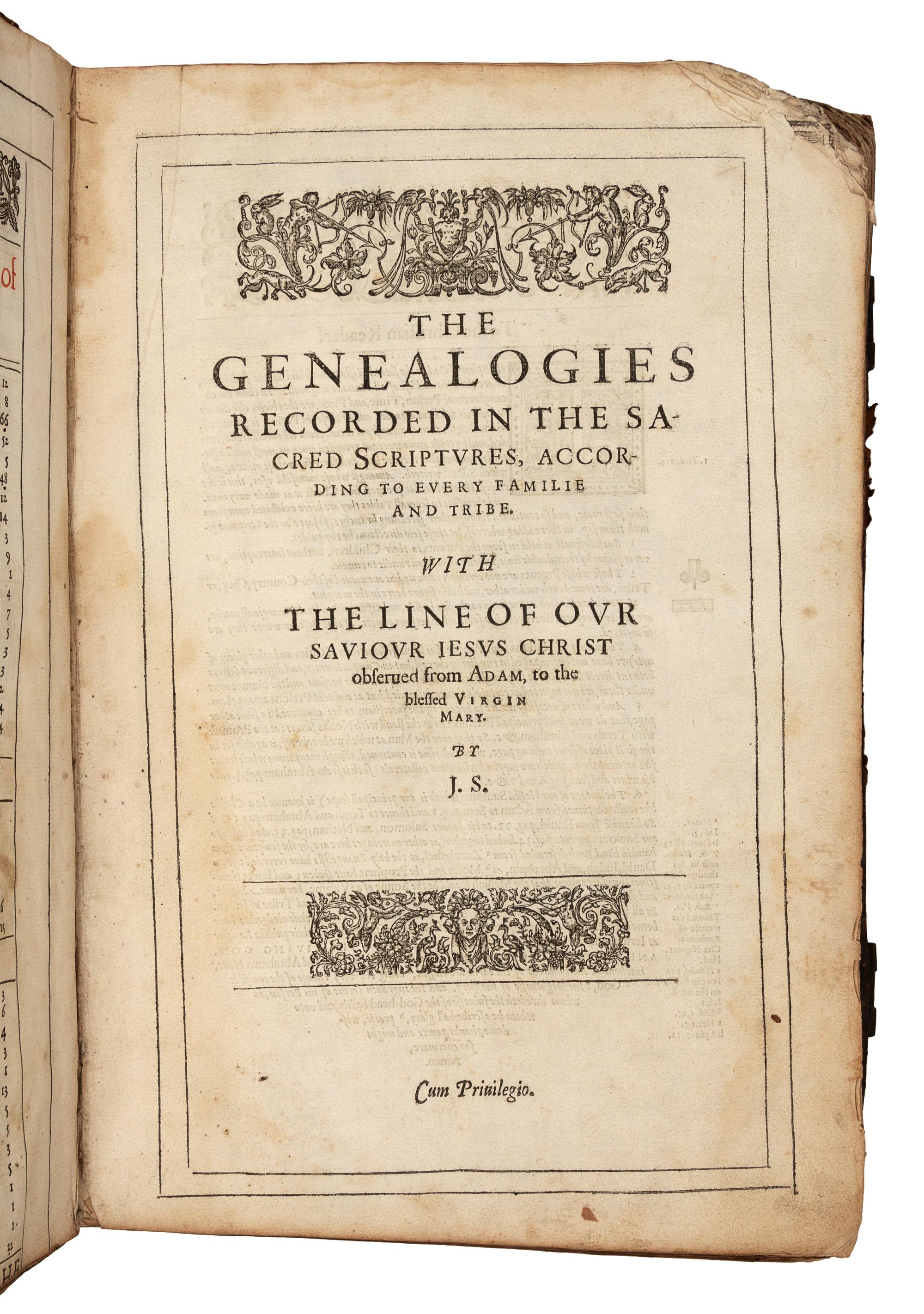 [BIBLE, in English]. [ The Old Testament. ] - The New Testament. London: Robert Barker, 1611-1612 or later.