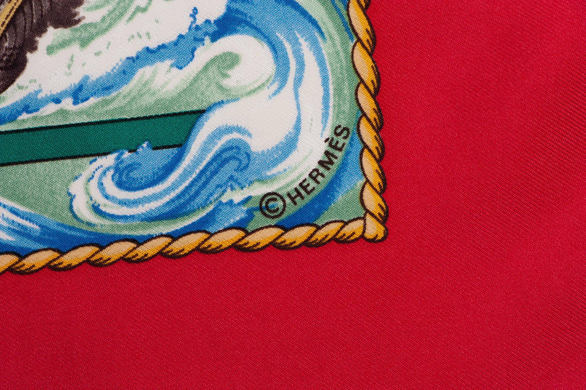 Three Hermès 90cm Silk Scarves