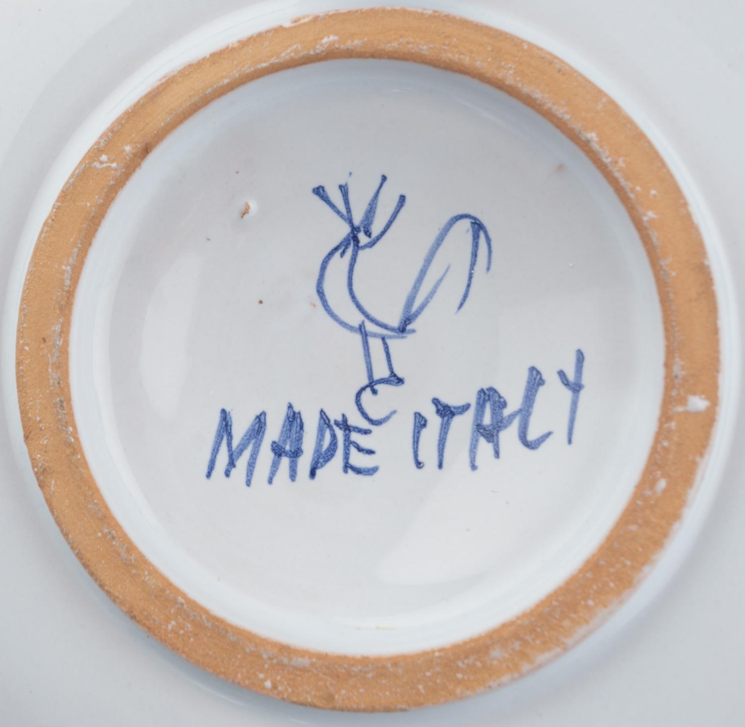 An Italian Faience Dinner Service