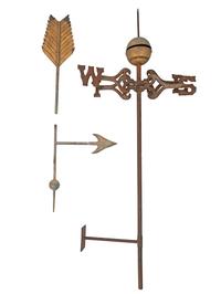 A Gilt Metal Directional Weather Vane