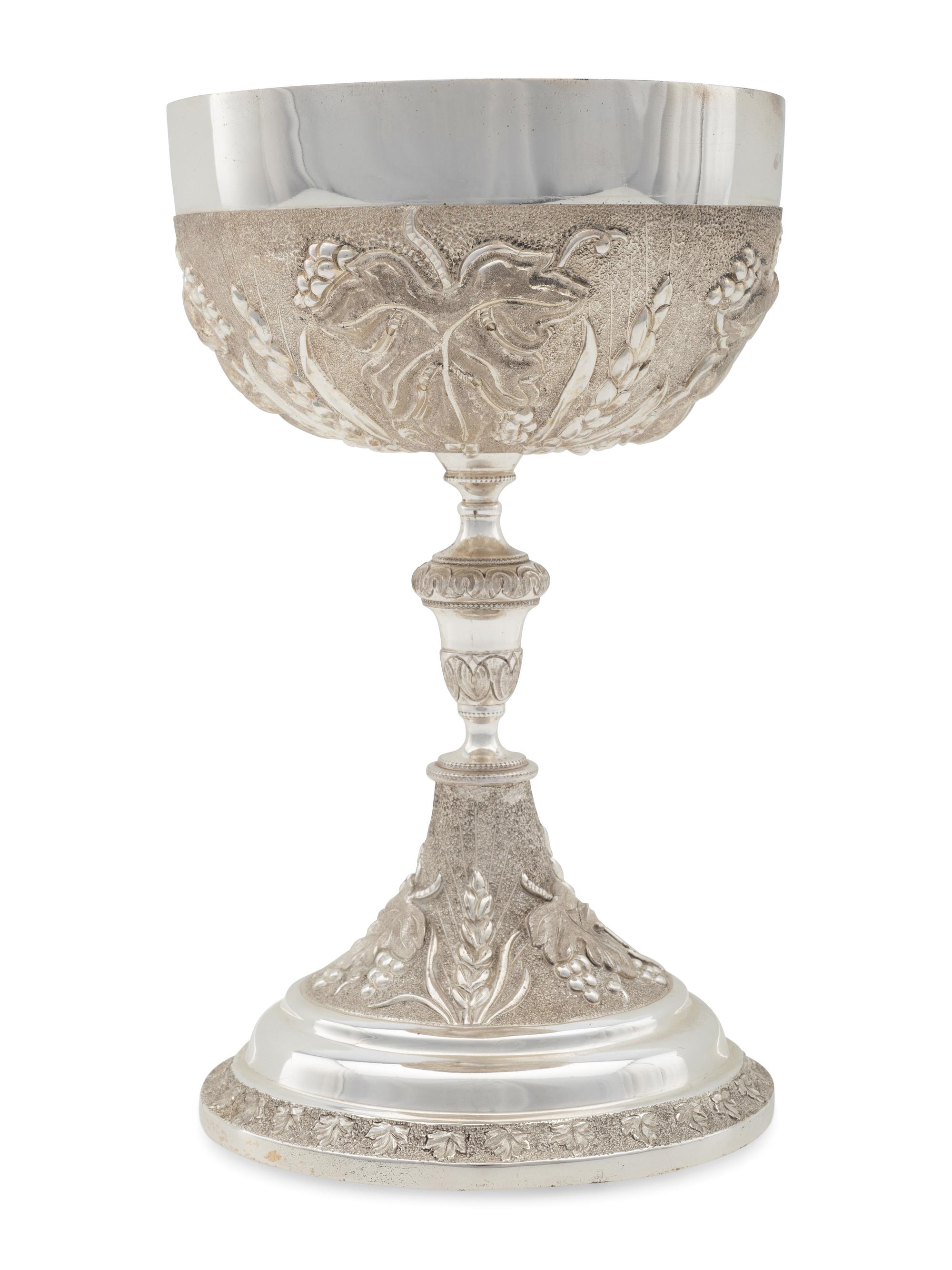 A Mexican Silver Chalice