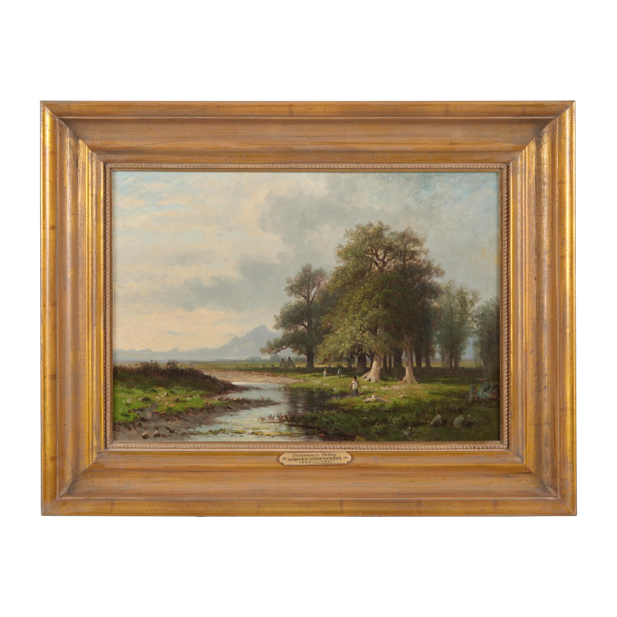Harvey Otis Young (American, 1840-1901) — The San Joaquin Valley, Ca., 1880