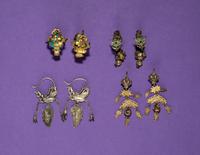 Four Pairs of Silver Earrings