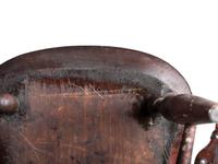 A Low-Back Compass-Seat Windsor Armchair