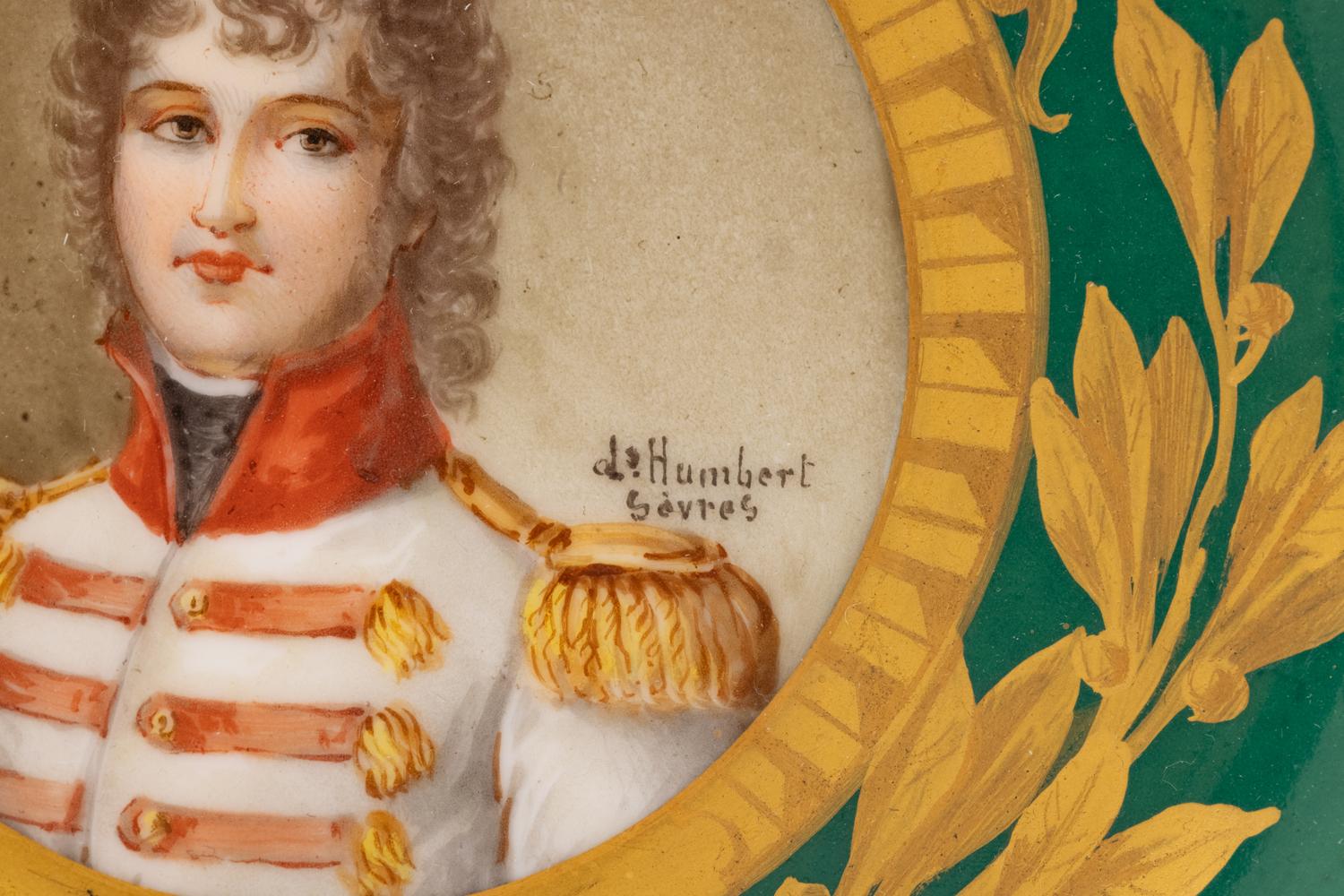 A Sèvres Style Porcelain Napoleonic Platter