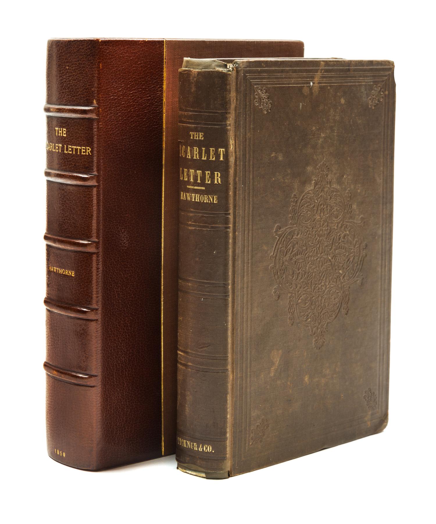 HAWTHORNE, NATHANIEL. The Scarlet Letter. Boston, 1850. First edition, origina cloth, ads.