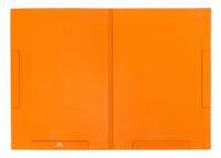 An Hermes Orange Leather Folio, 9" x 12.5" x .25".