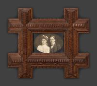 Four Tramp Art Frames
