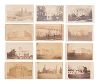 [EARLY PHOTOGRAPHY]. 31 CDVs of prominent structures and street scenes captured in Washington, DC and nearby.