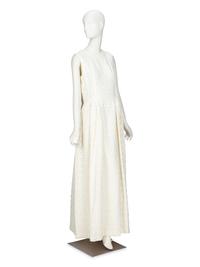Alexander McQueen, White Jacquard Dress