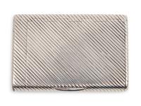 A Russian Silver Cigarette Case