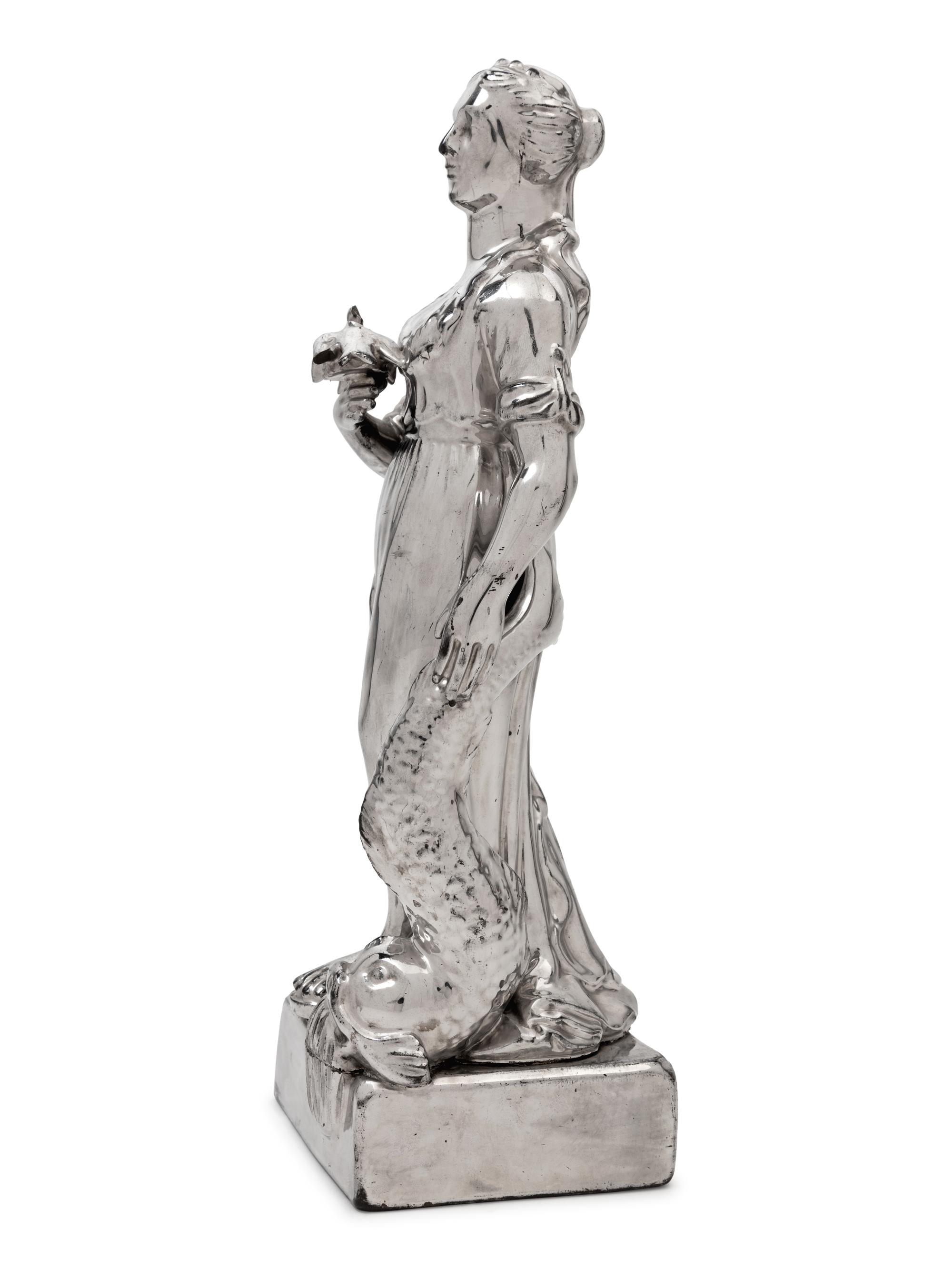 A Staffordshire Lustre-Glazed Figure