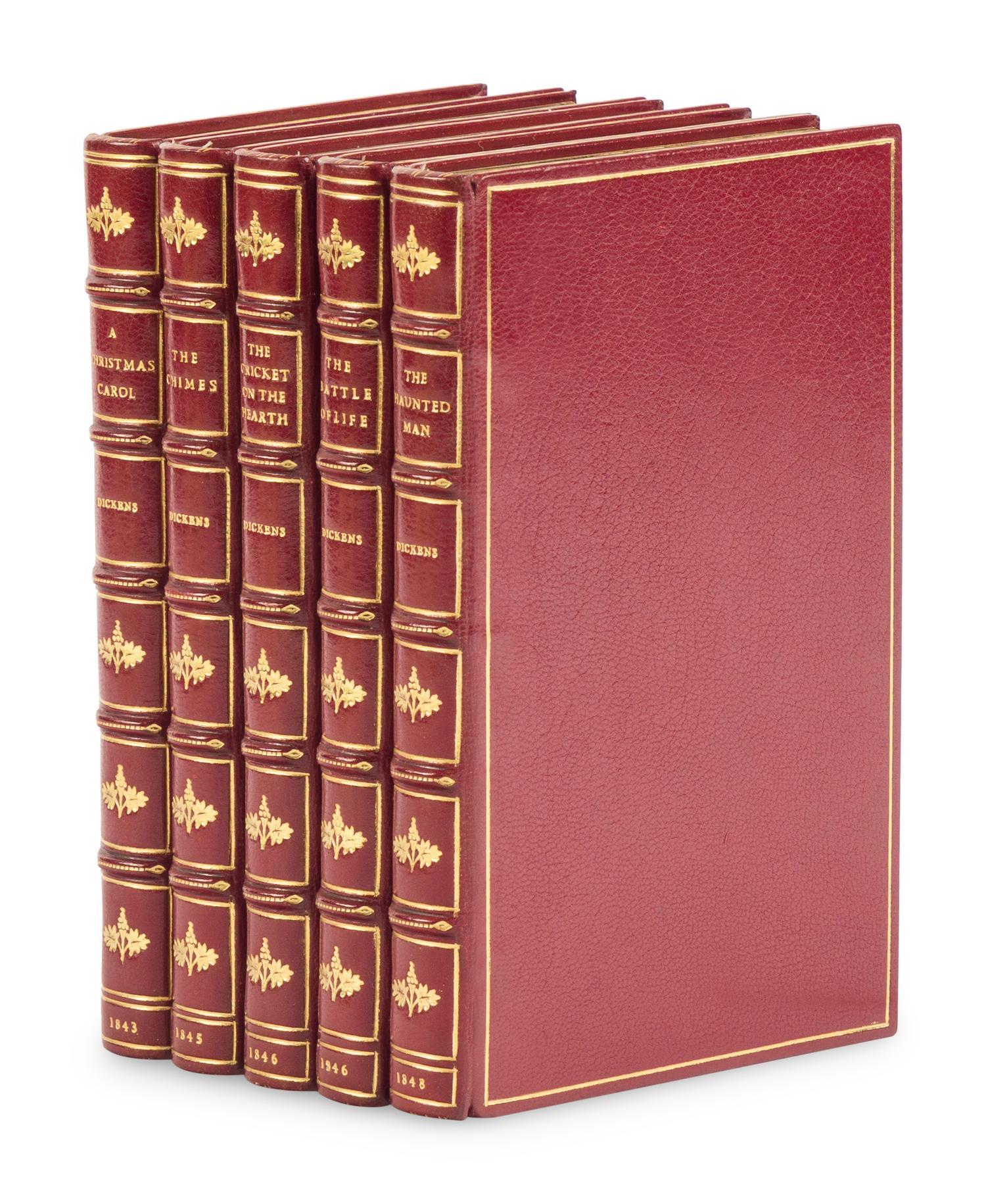 DICKENS, Charles (1812-1870). [Christmas Books]. London, 1843-1848.