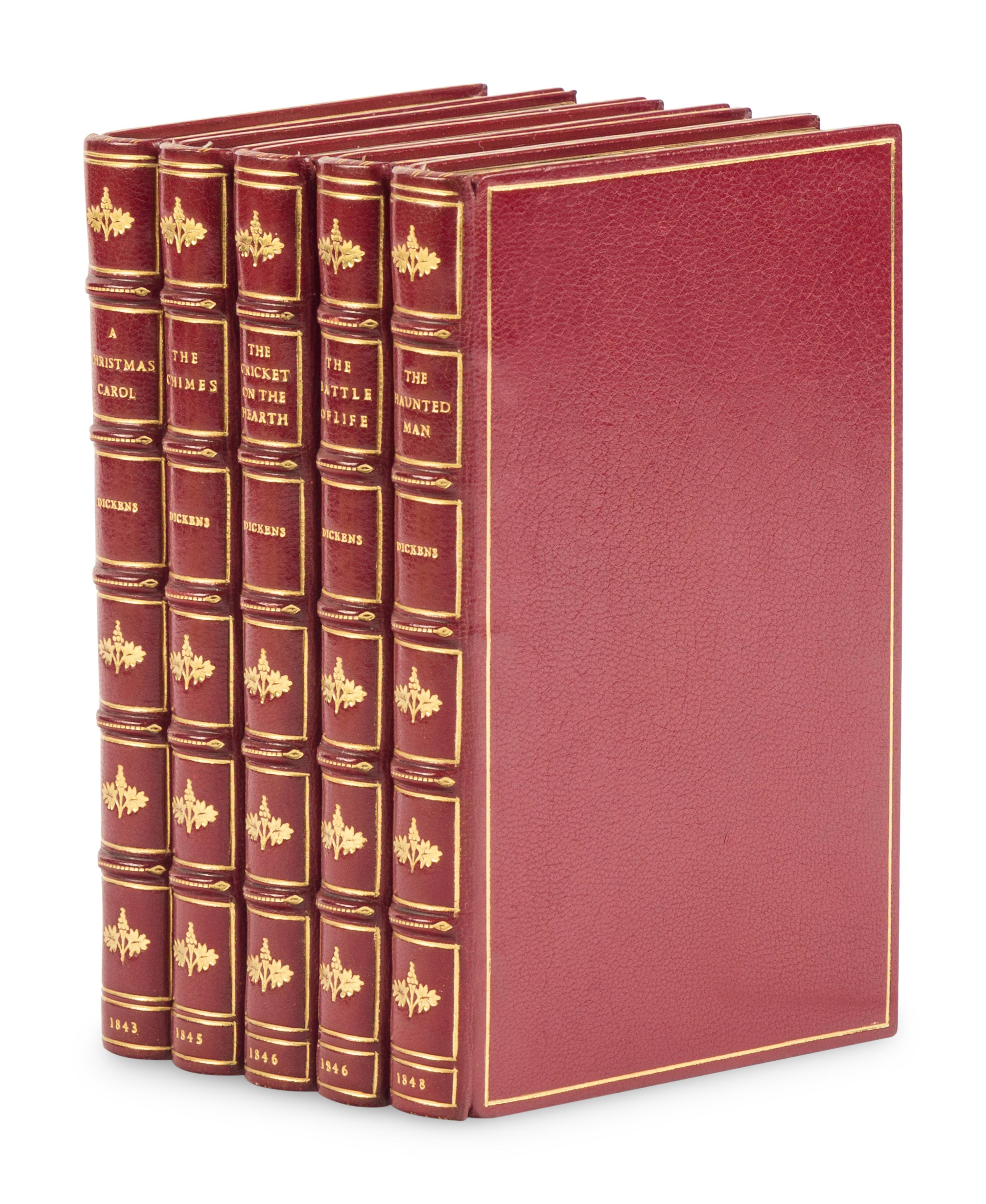 DICKENS, Charles (1812-1870). [Christmas Books]. London, 1843-1848.