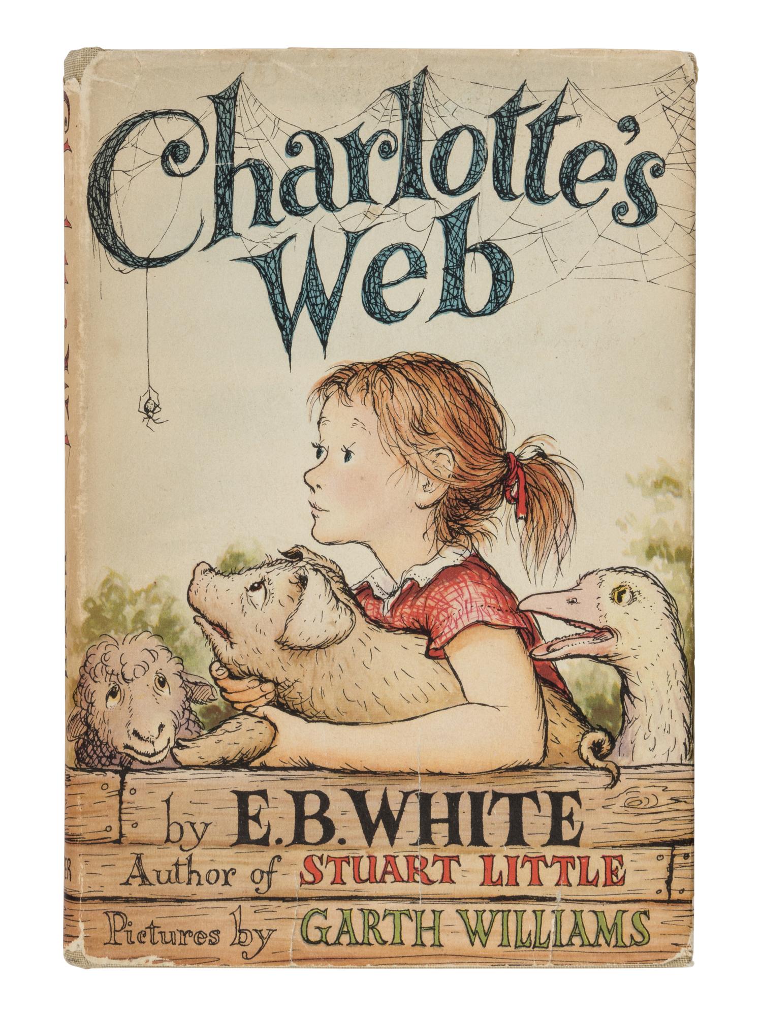 WHITE, E.B. (1899-1985). Charlotte's Web . New York: Harper & Brothers, Publishers, 1952.