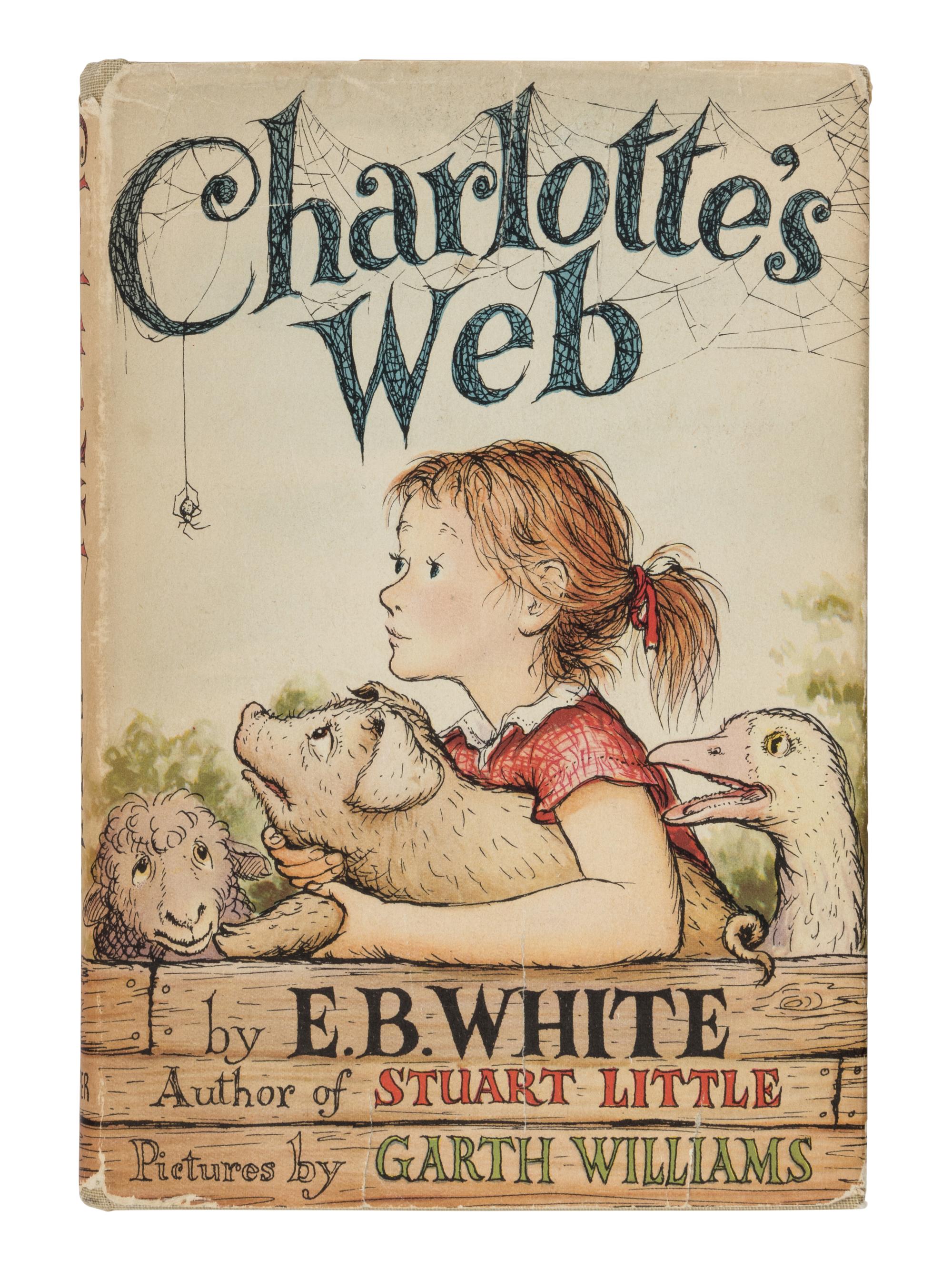 WHITE, E.B. (1899-1985). Charlotte's Web . New York: Harper & Brothers, Publishers, 1952.