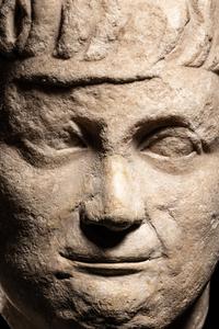 A Roman Marble Portrait Head of a Man
