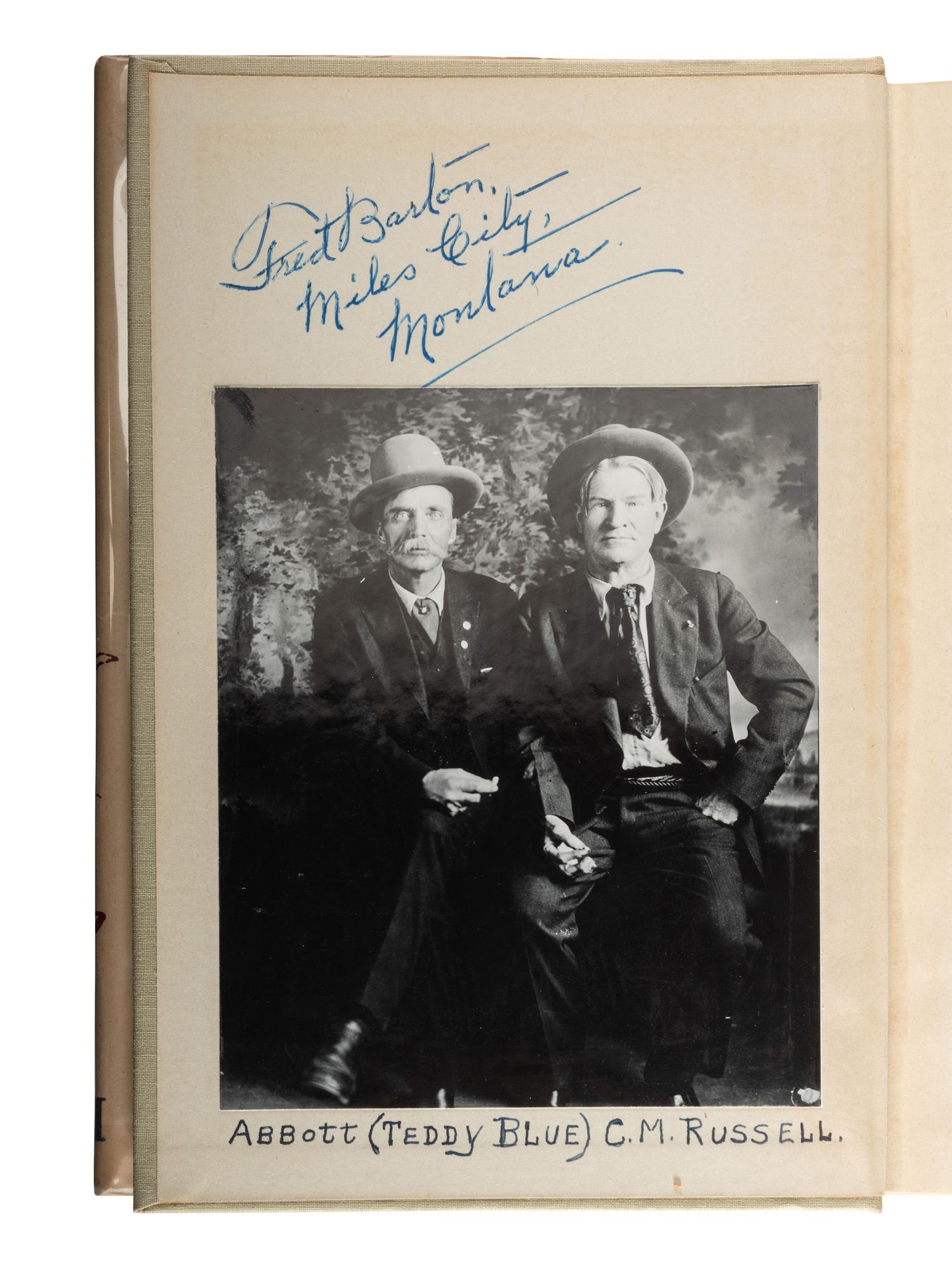 [WESTERN AMERICANA]. Fred Barton Library related to Charles M. Russell and the Old West.