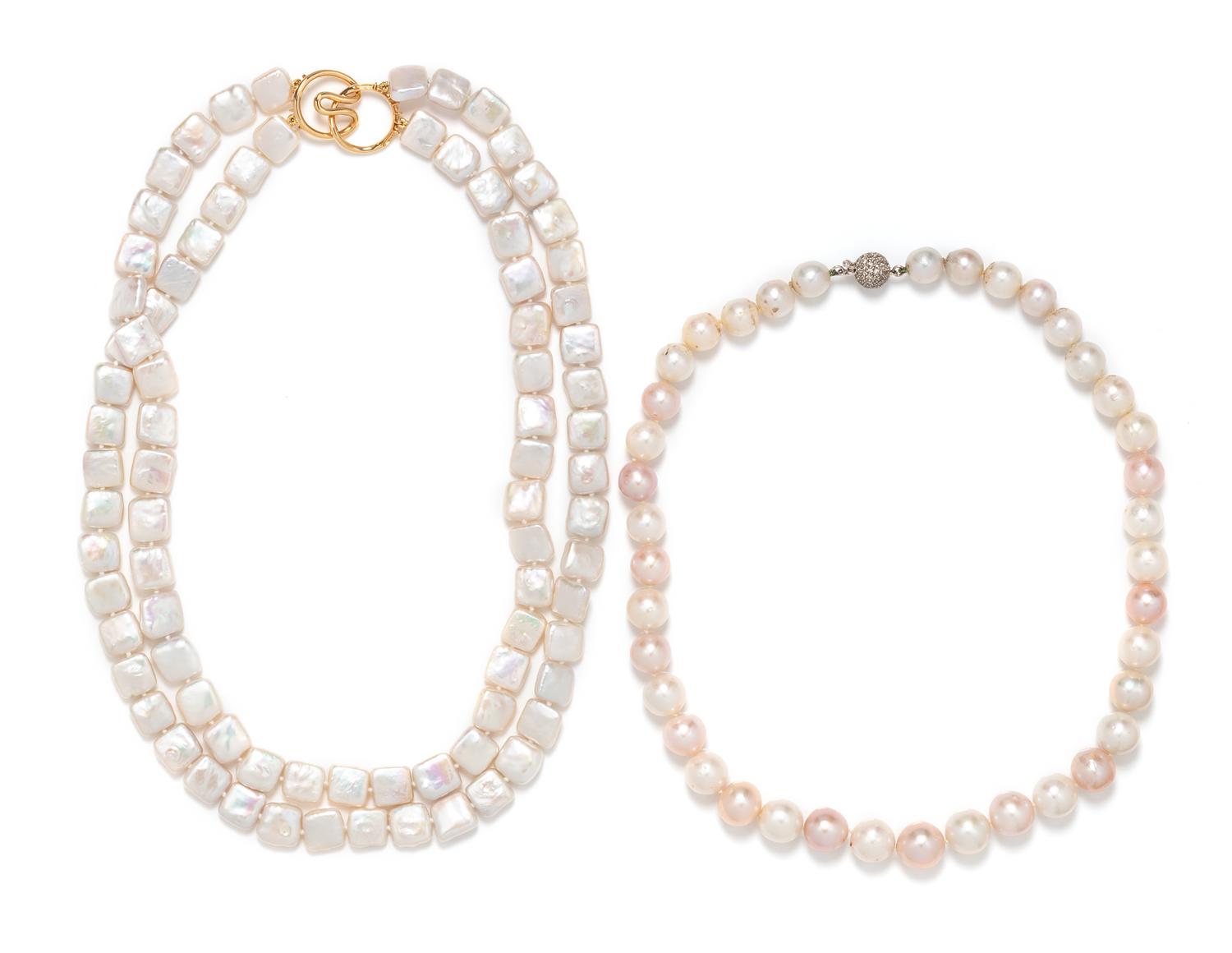 COLLECTION OF CULTURED PEARL NECKLACES