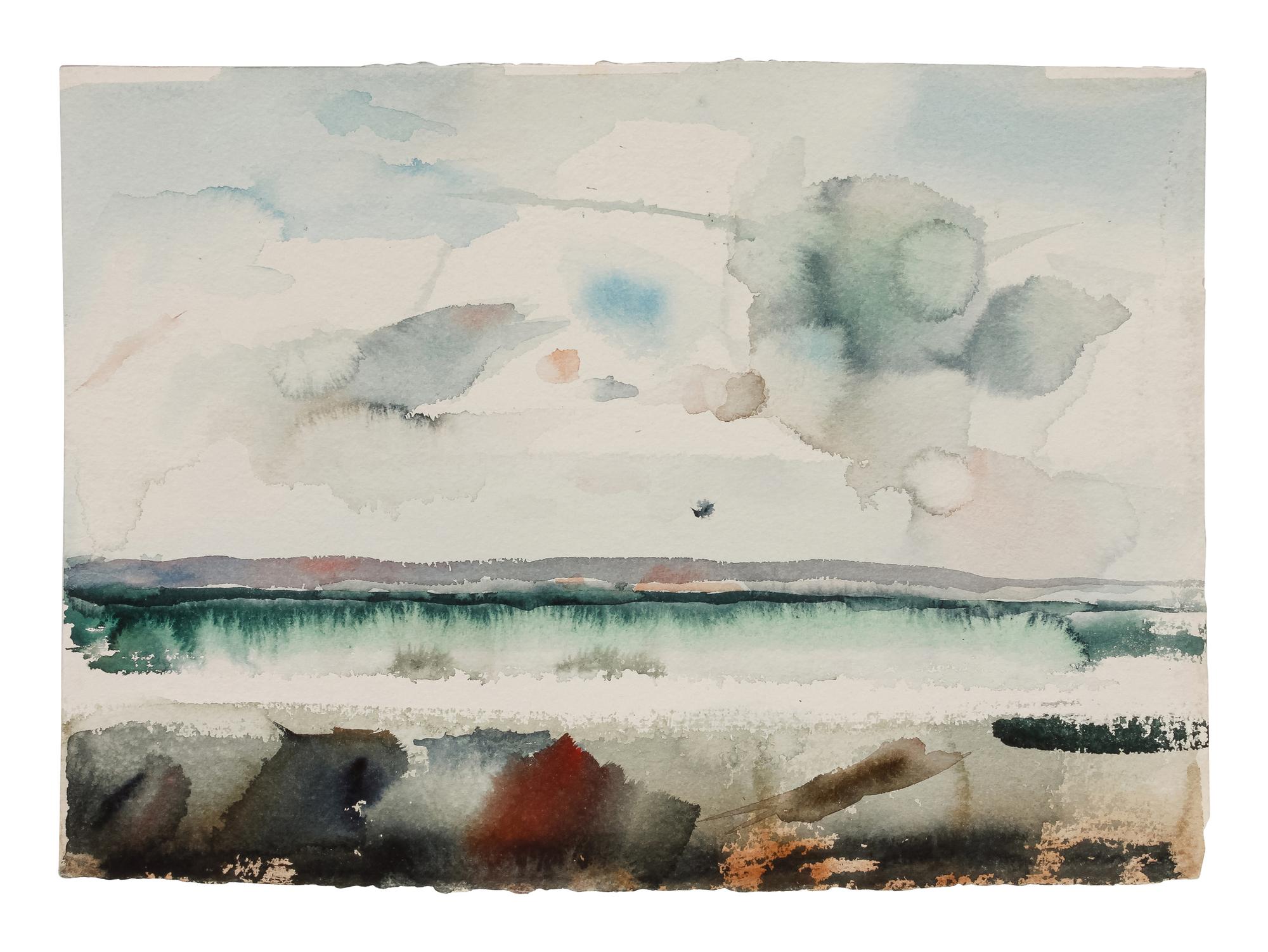 A Group of Eight Preparatory Sketches and Watercolors