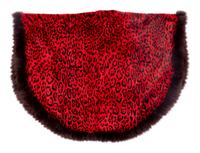 Yves Saint Laurent Leopard Print Fur Poncho, 1980-90s