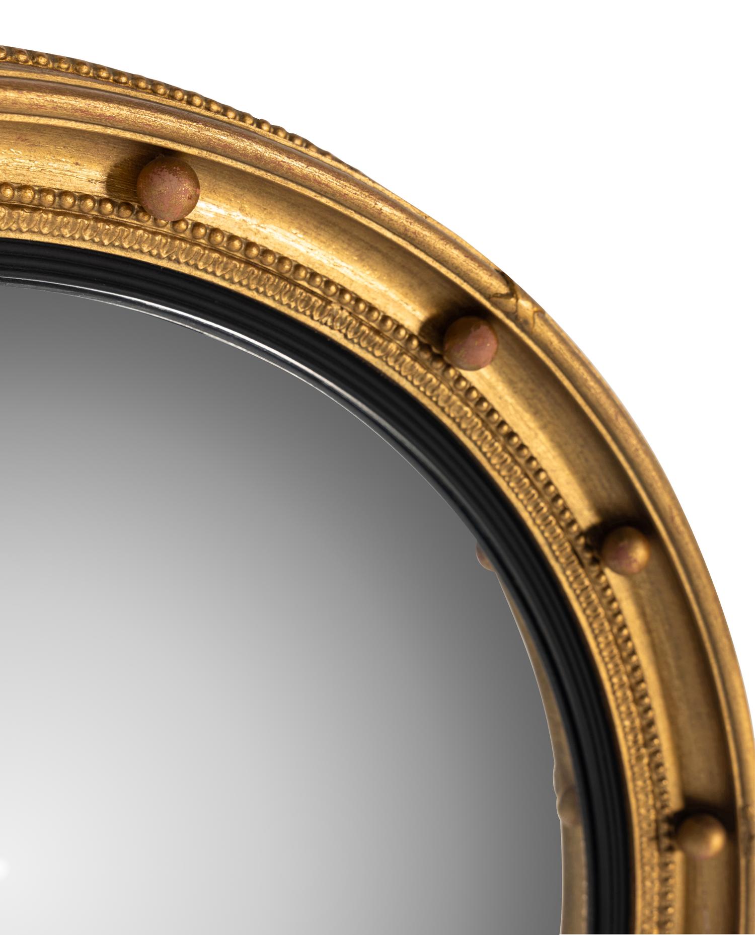 A Regency Style Giltwood Bullseye Mirror